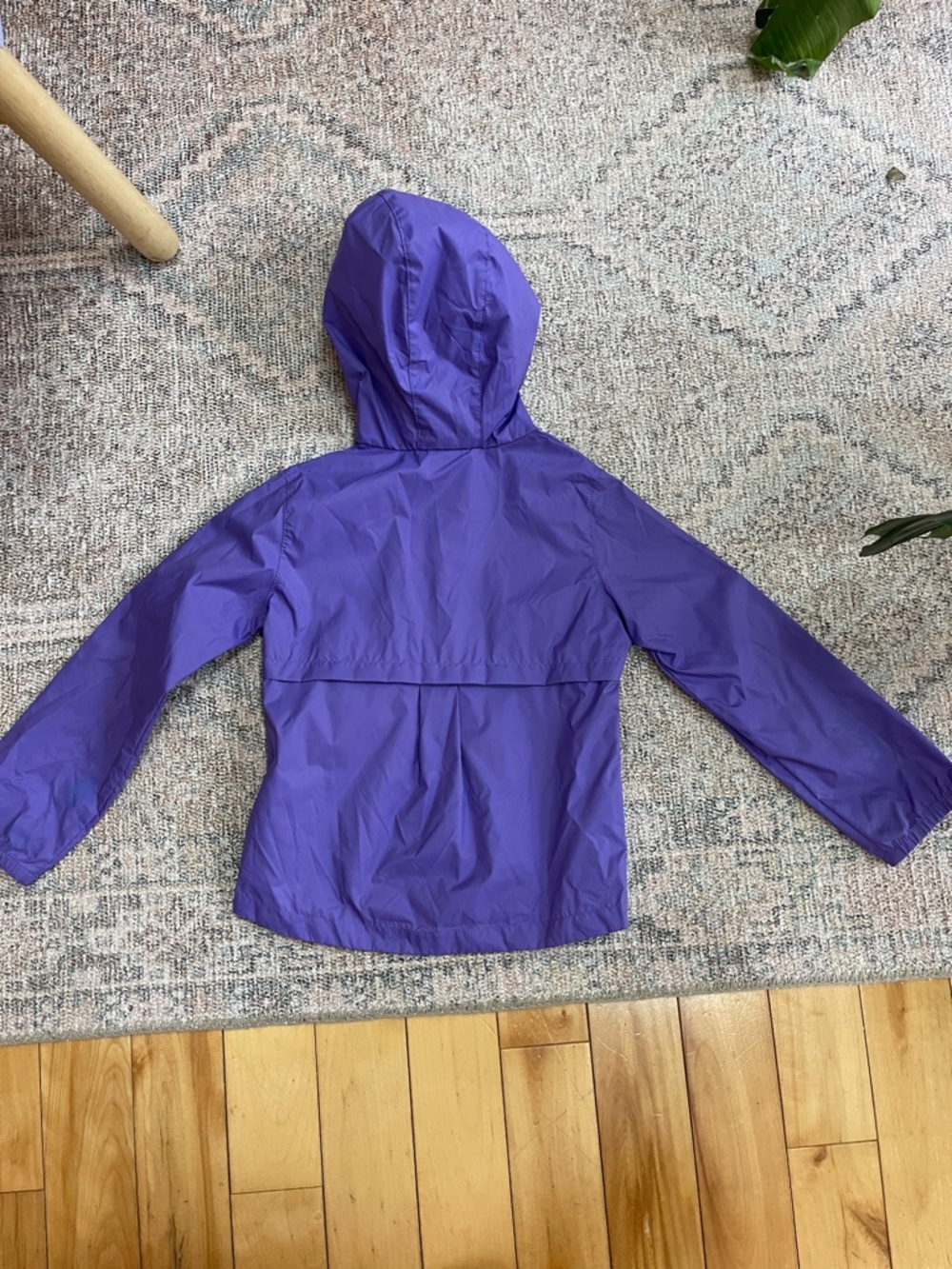Girls Columbia Violet Hooded Packable Windbreaker rain jacket XS - Picture 5 of 7